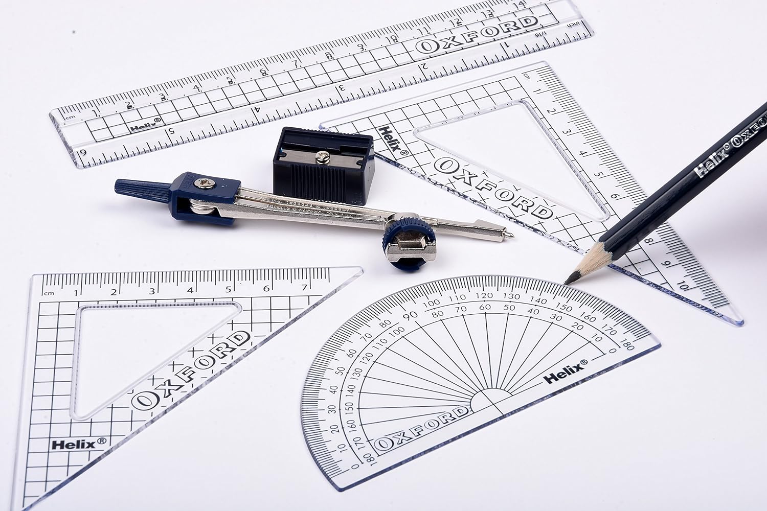 Helix Oxford Maths Set with Storage