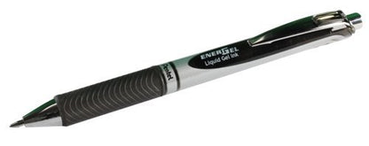 Pentel Energel XM Retractable Gel Pen with 0.7 mm Tip, 0.35 mm Line Width - Black, Pack of 12