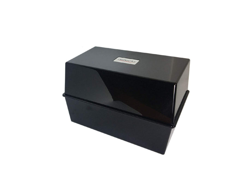Deflecto Value Size 6 x 4 Index Card Box