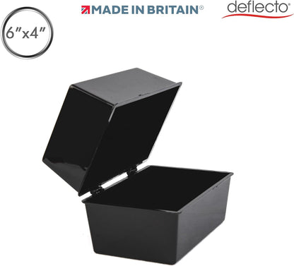 Deflecto Value Size 6 x 4 Index Card Box