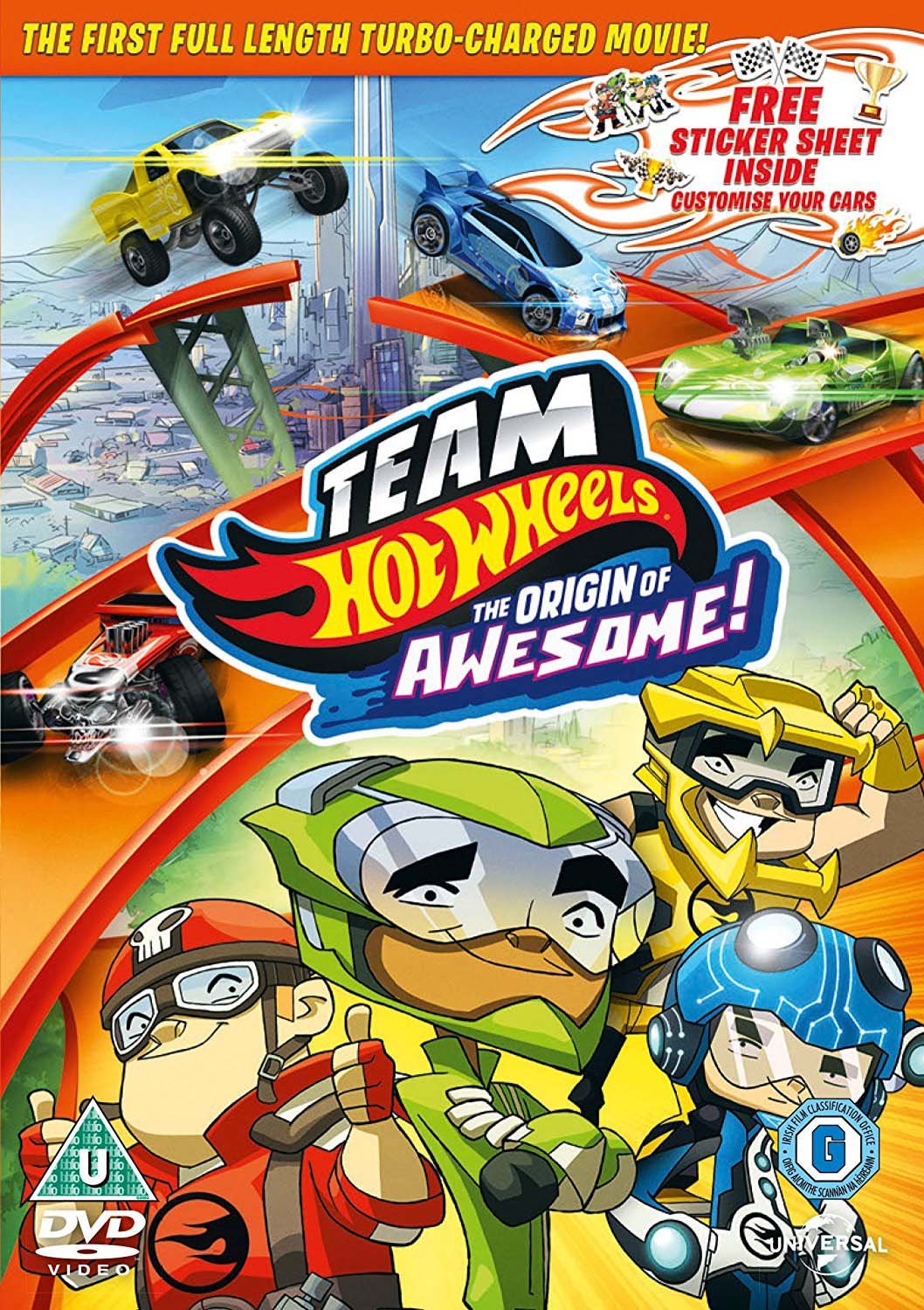 Team Hot Wheels: The Origin of Awesome (Includes Sticker Sheet)