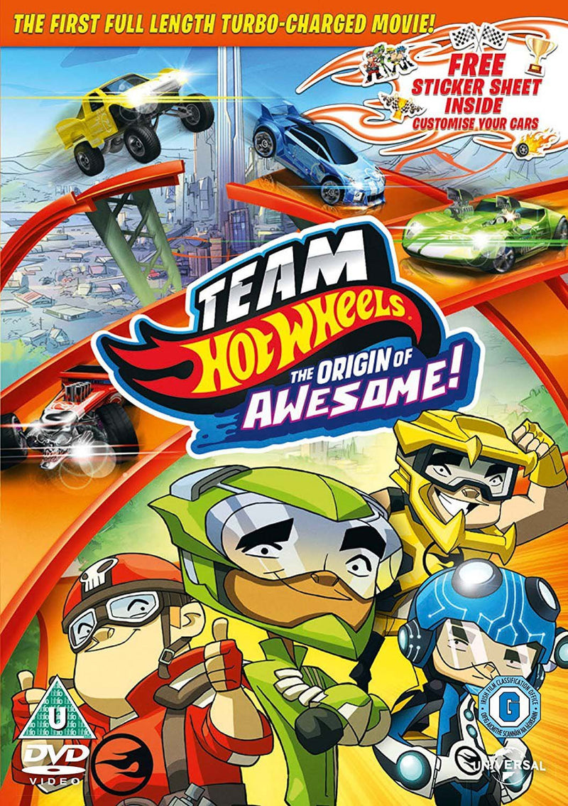 Team Hot Wheels: The Origin of Awesome (Includes Sticker Sheet)