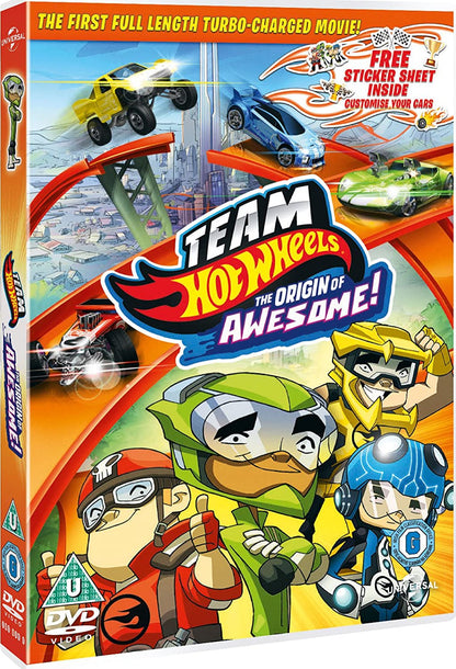 Team Hot Wheels: The Origin of Awesome (Includes Sticker Sheet)