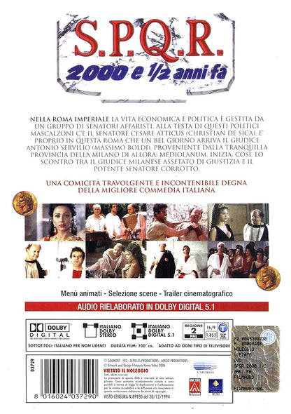 s.p.q.r. 2000 e 1/2 anni fa dvd Italian Import