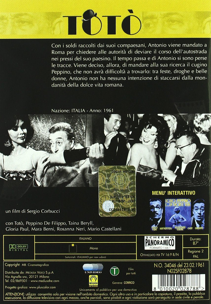 Toto', Peppino E La Dolce Vita