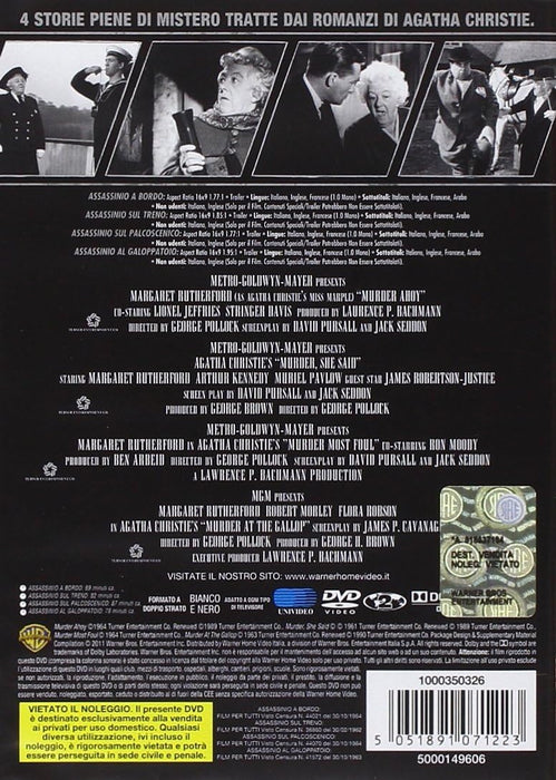 Agatha Christie Collection (Box 4 DVD Grandi Film)