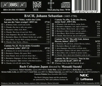 Cantatas Vol. 13 (Blaze, Bach Collegium Japan, Suzuki)