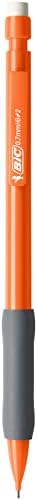 BIC Matic Original Comfort, Mechanical Pencils with 0.7mm Pressure Resistant HB Lead, Assorted Barrel Colours (Blue, Orange, Yellow & Grey), Pack of 12