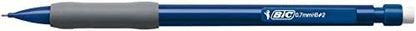 BIC Matic Original Comfort, Mechanical Pencils with 0.7mm Pressure Resistant HB Lead, Assorted Barrel Colours (Blue, Orange, Yellow & Grey), Pack of 12