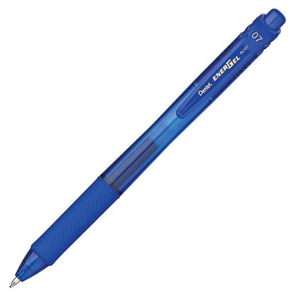 Pentel EnerGel-X 0.7mm Tip Retractable Pen, Blue (Pack of 12