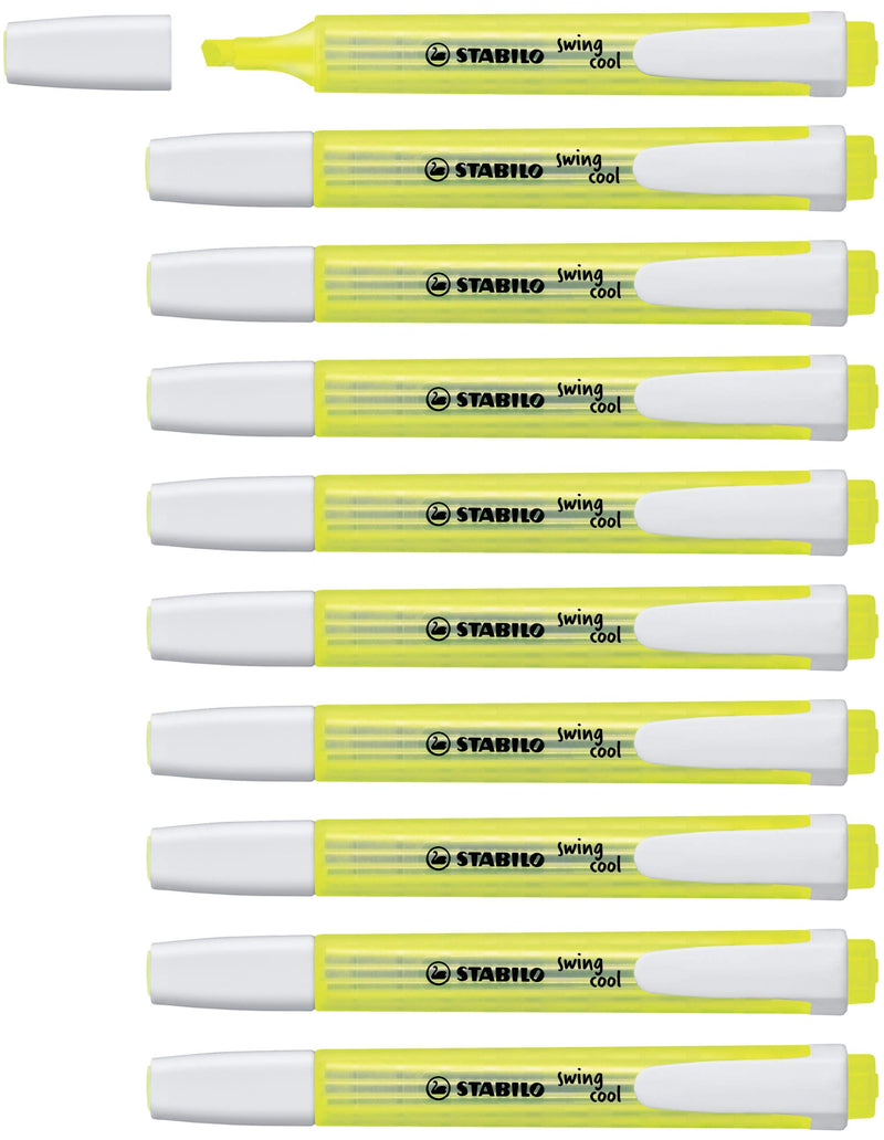 Highlighter - STABILO swing cool - Pack of 10
