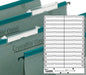 Rexel 78290 Crystalfile Classic Top Tab Inserts Paper, Pack of 50