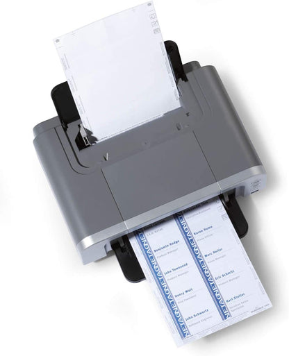 Durable Click-Fold convex name badge inserts, 3.56 x 2.125 Inches, White, 200 per Pack (1455-02