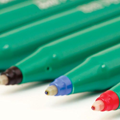Pentel R50 Bolígrafo Verde Barril Base de Agua 0.8mm Punta 0.4mm Line Azul Ref R50-C