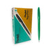 Pentel Sign Pen - Paquete de 12 rotuladores de punta fina con trazo medio, verde
