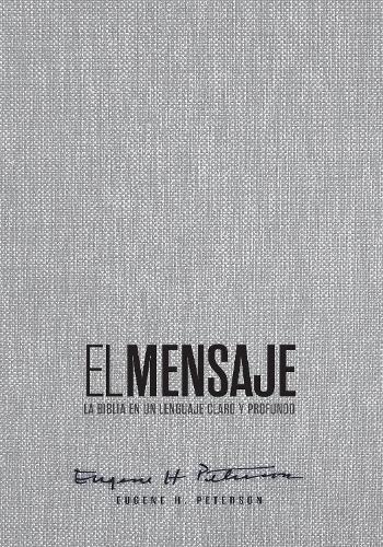 Biblia El Mensaje (Tapa Dura, Gris Tela)