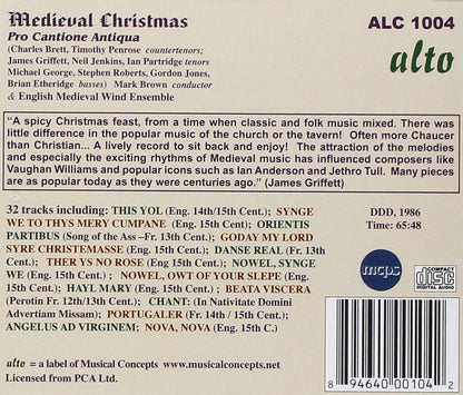 Pro Cantione Antiqua: Medieval Christmas