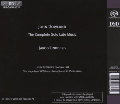 Complete Solo Lute Music, The (Lindberg)