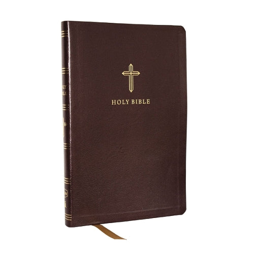 NKJV Holy Bible, Ultra Thinline, Burgundy Bonded Leather, Red Letter, Comfort Print