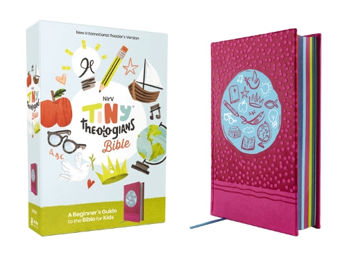 NIrV, Tiny Theologians Bible, Leathersoft over Board, Pink, Comfort Print