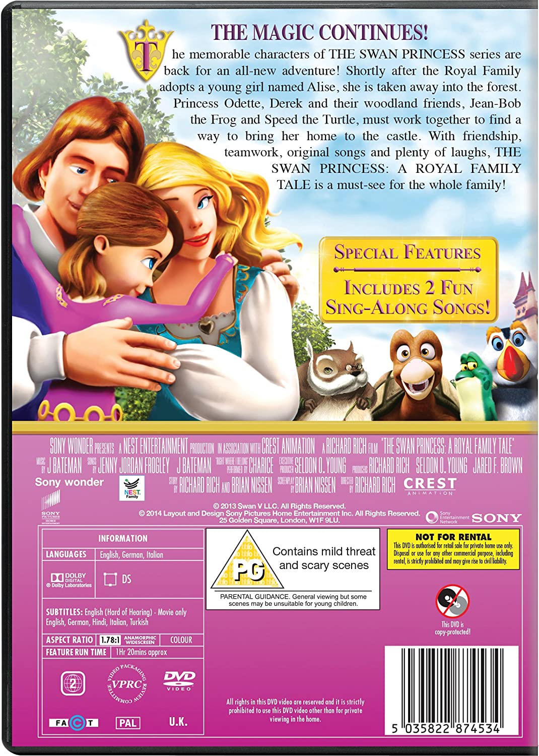 The Swan Princess: A Royal Family Tale
