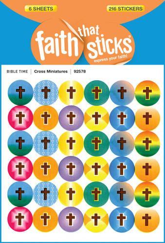 Cross Miniatures - Faith That Sticks Stickers