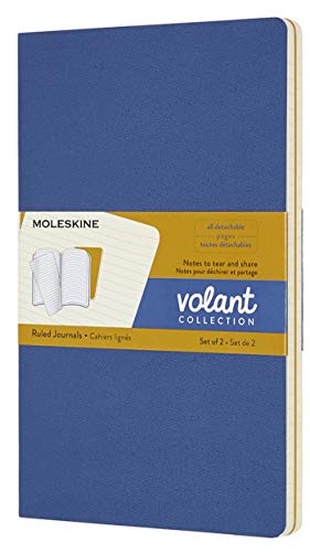 VOLANT JOURNALS LRG RUL FORGET.BLUE AMBER.YELLOW