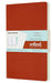 VOLANT JOURNALS LRG PLAIN CORAL ORANGE AQUA.BLUE