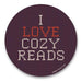 I Love Cozy Reads Sticker (Pack of 6)