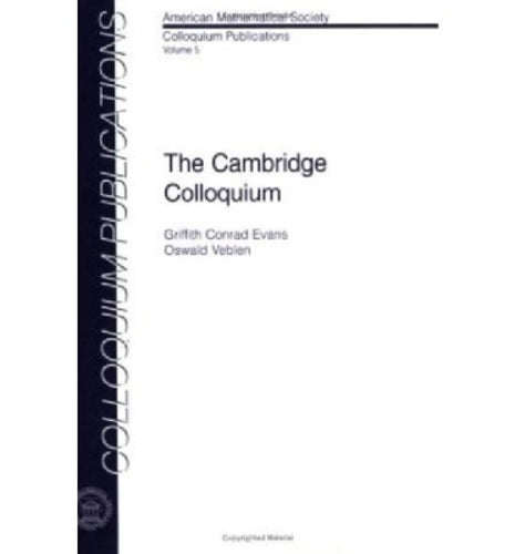 The Cambridge Colloquium