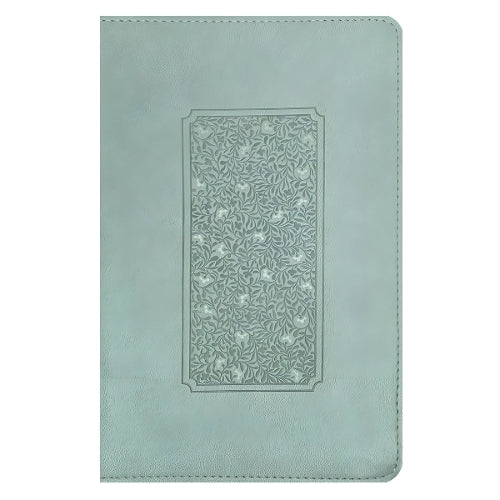NLT Personal Size Giant Print Bible, Filament Edition, Teal