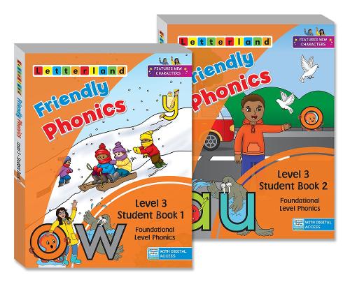 Friendly Phonics - Level 3 - Student Books (Set of 2)