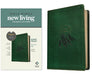 NLT Personal Size Giant Print Bible, Filament Enabled (Leatherlike, Evergreen Mountain, Red Letter)