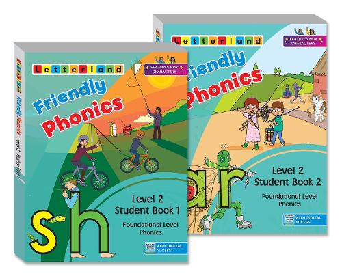 Friendly Phonics - Level 2 - Student Books (Set of 2)
