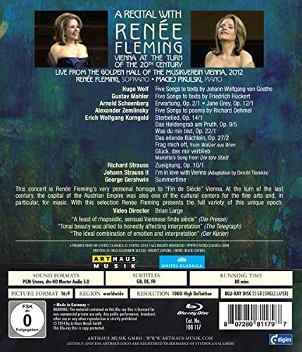 A Recital With Renée Fleming: Vienna at the Turn of the 20th Century