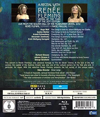 A Recital With Renée Fleming: Vienna at the Turn of the 20th Century