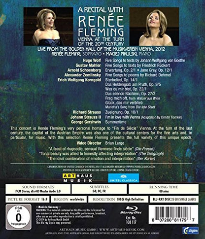 A Recital With Renée Fleming: Vienna at the Turn of the 20th Century