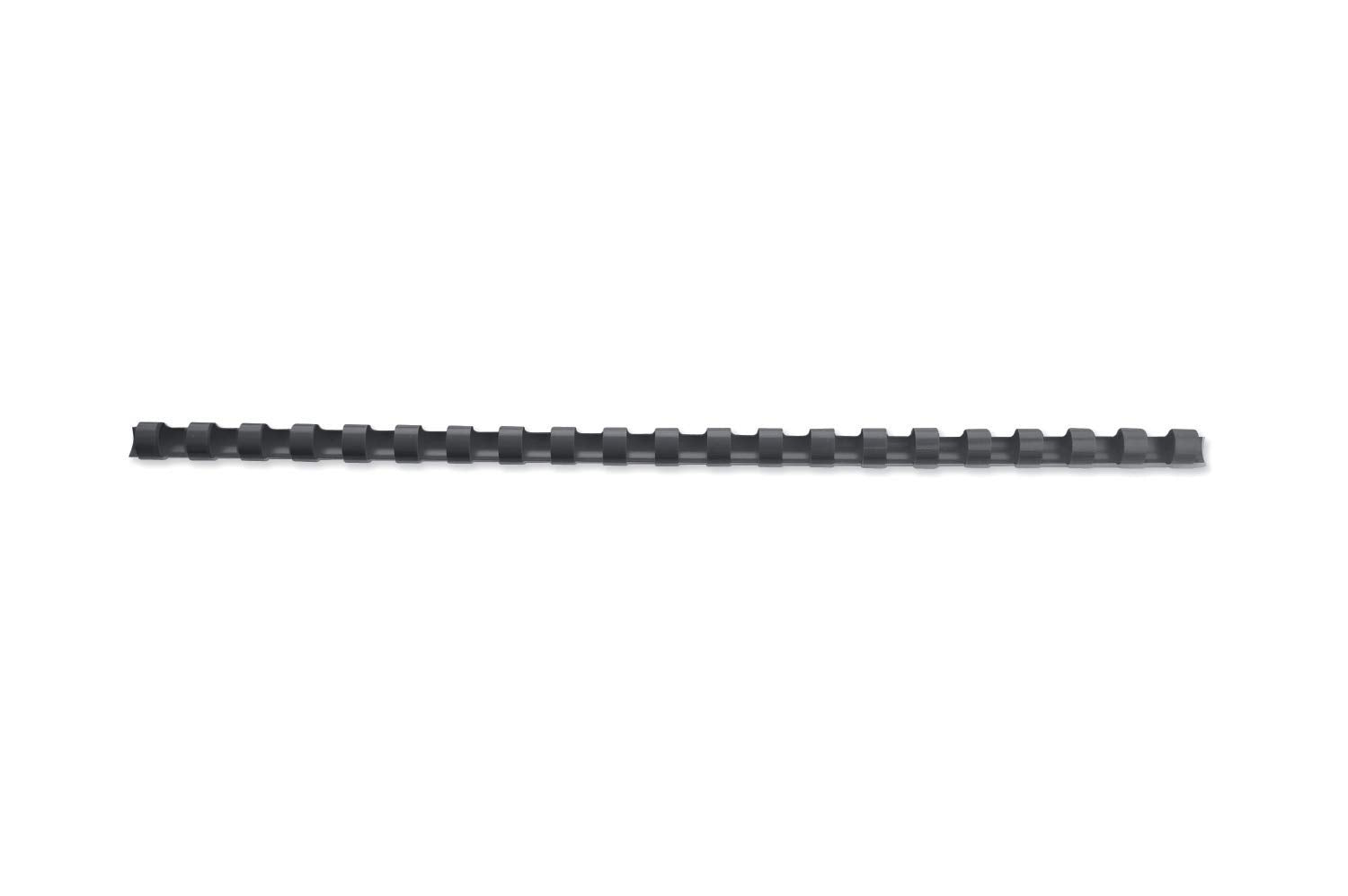 GBC 4028175 - Canutillo plástico DIN A4 21 anillas 10 mm (caja 100) color negro