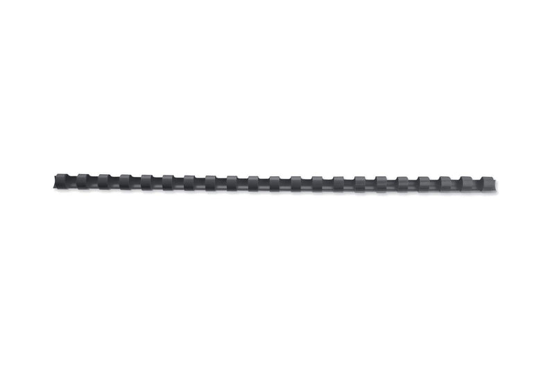 GBC 4028175 - Canutillo plástico DIN A4 21 anillas 10 mm (caja 100) color negro