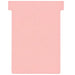 Nobo T-Card Planning Cards, Pink, Size 3, Pack Of 100 Planning Card Re-Fills, Office Wall Planner System, 2003008