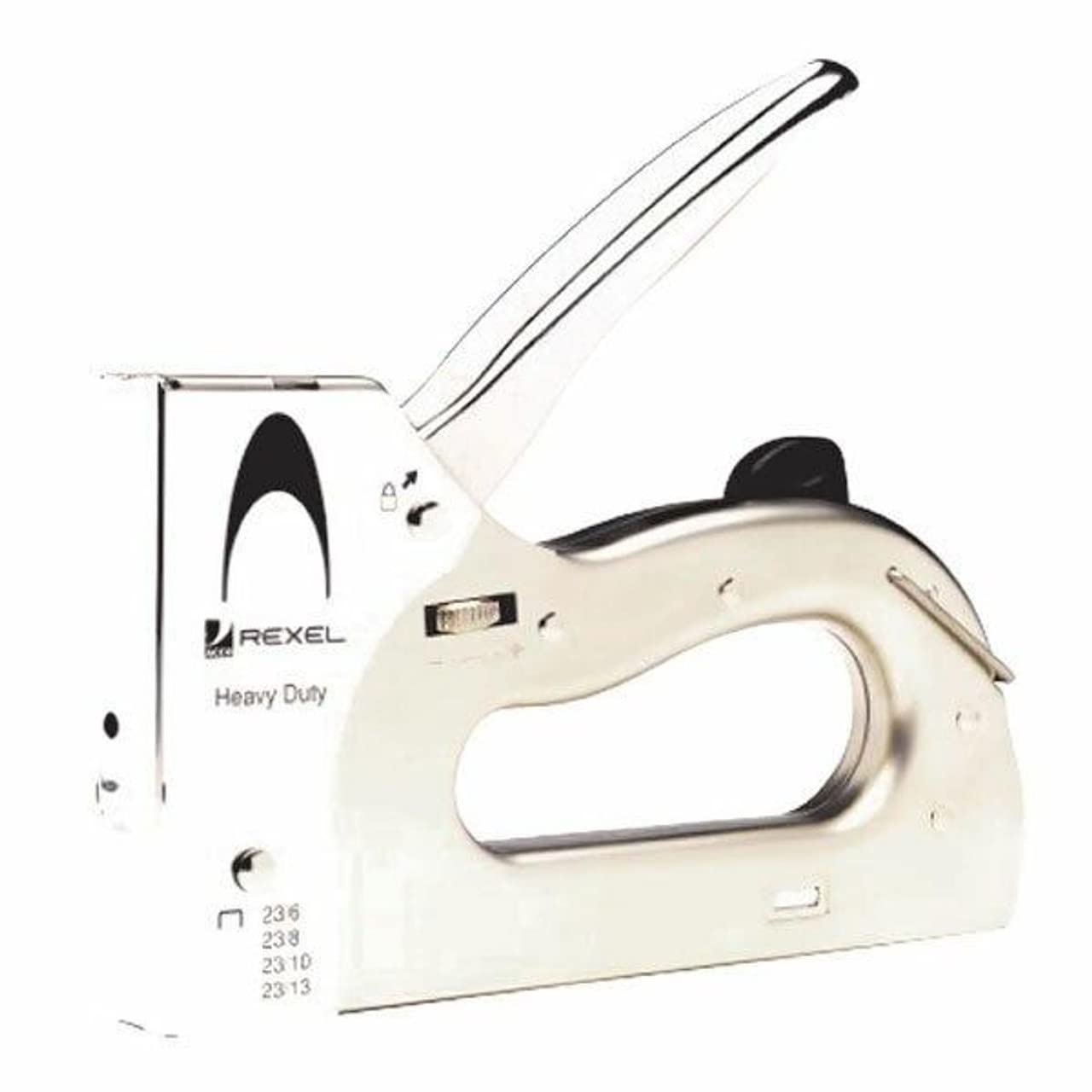 Rexel 2101209 Handtacker (Unterlader, verstellbar, Heftklammern Nr. 23/6, 23/8, 23/13