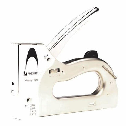 Rexel 2101209 Handtacker (Unterlader, verstellbar, Heftklammern Nr. 23/6, 23/8, 23/13