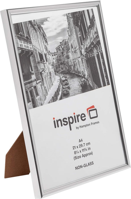 A4 Certificate Frame Plastic Silver A4MARSIL-NG