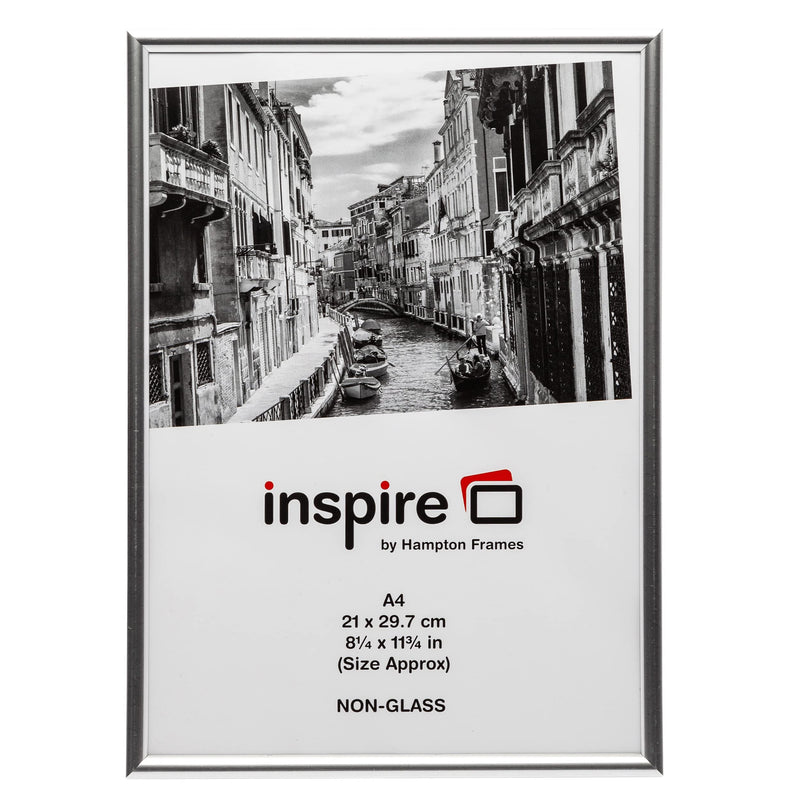A4 Certificate Frame Plastic Silver A4MARSIL-NG