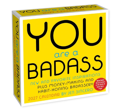 You Are a Badass 2027 Day-to-Day Calendar