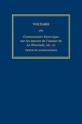 Œuvres complètes de Voltaire (Complete Works of Voltaire) 78C