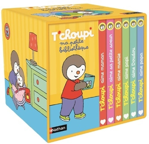 Ma petite bibliothèque T'choupi: Contient 6 livres