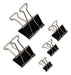 Essentials whitecroft Foldback clips 50mm Black Ref 23761