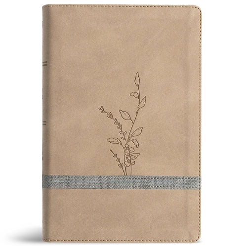 KJV Large Print Personal Size Reference Bible, Earthen Suedesoft Leathertouch, Indexed