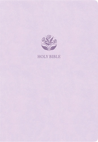 KJV Large Print Compact Reference Bible, Lavender Leathertouch